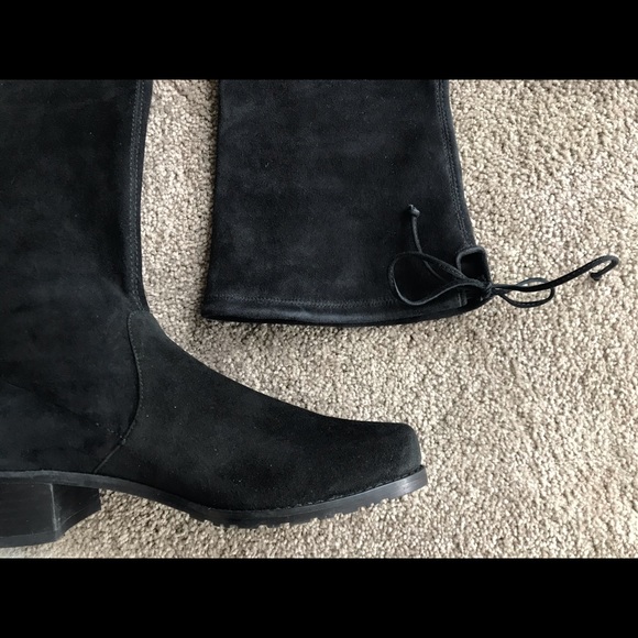 SW thigh-high low-heel boots - Picture 6 of 9